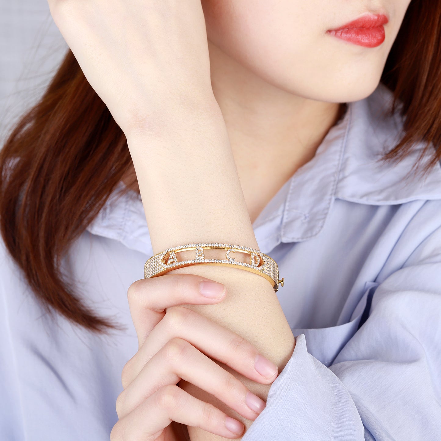 Zirconia Name Bracelet QB335