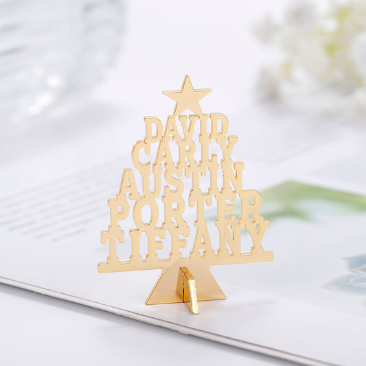 Christmas Family Tree Custom Name Ornaments