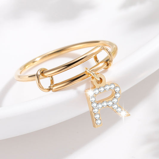 26 Letter Small Ring SR289