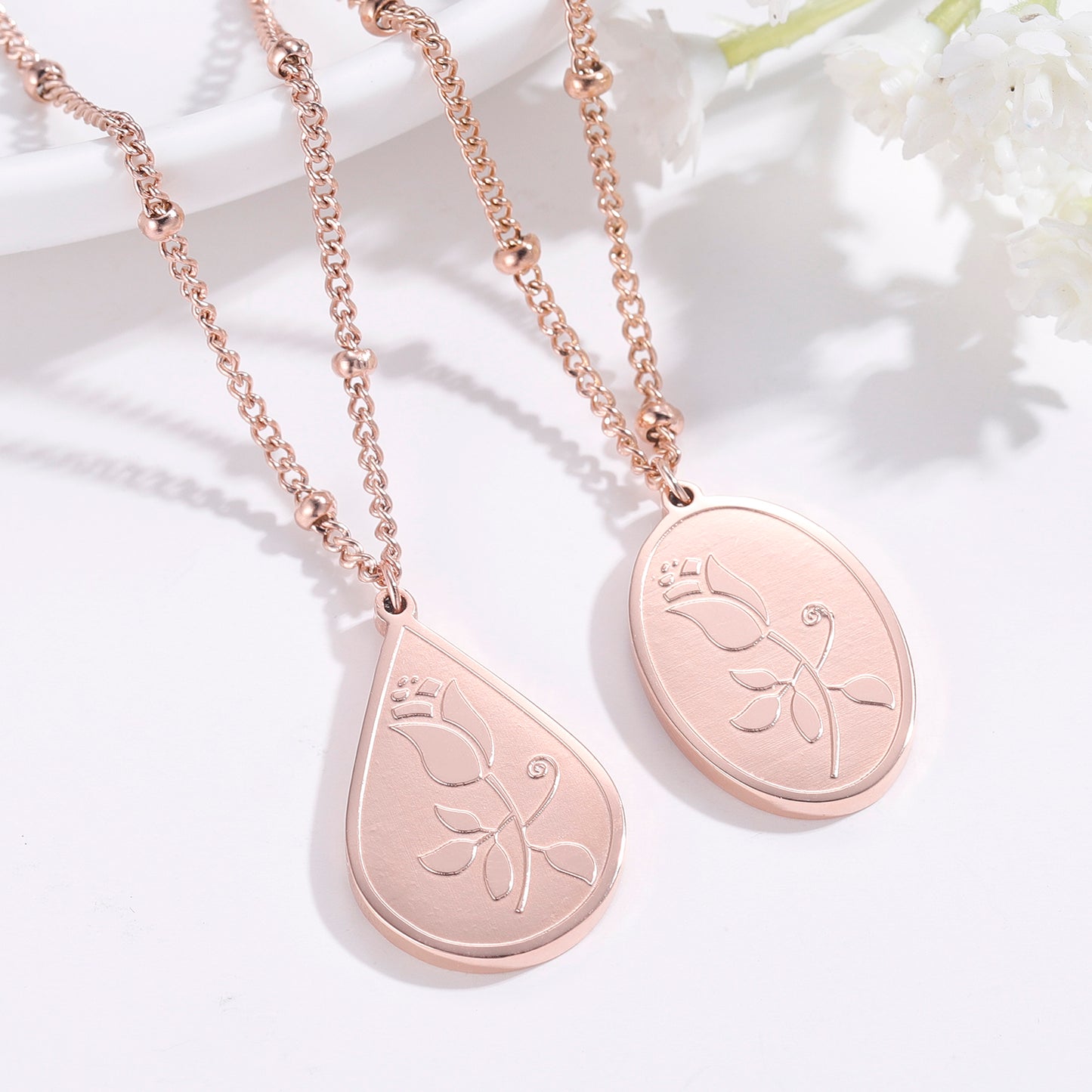 Retro Rose Flower Pendant SN325-2