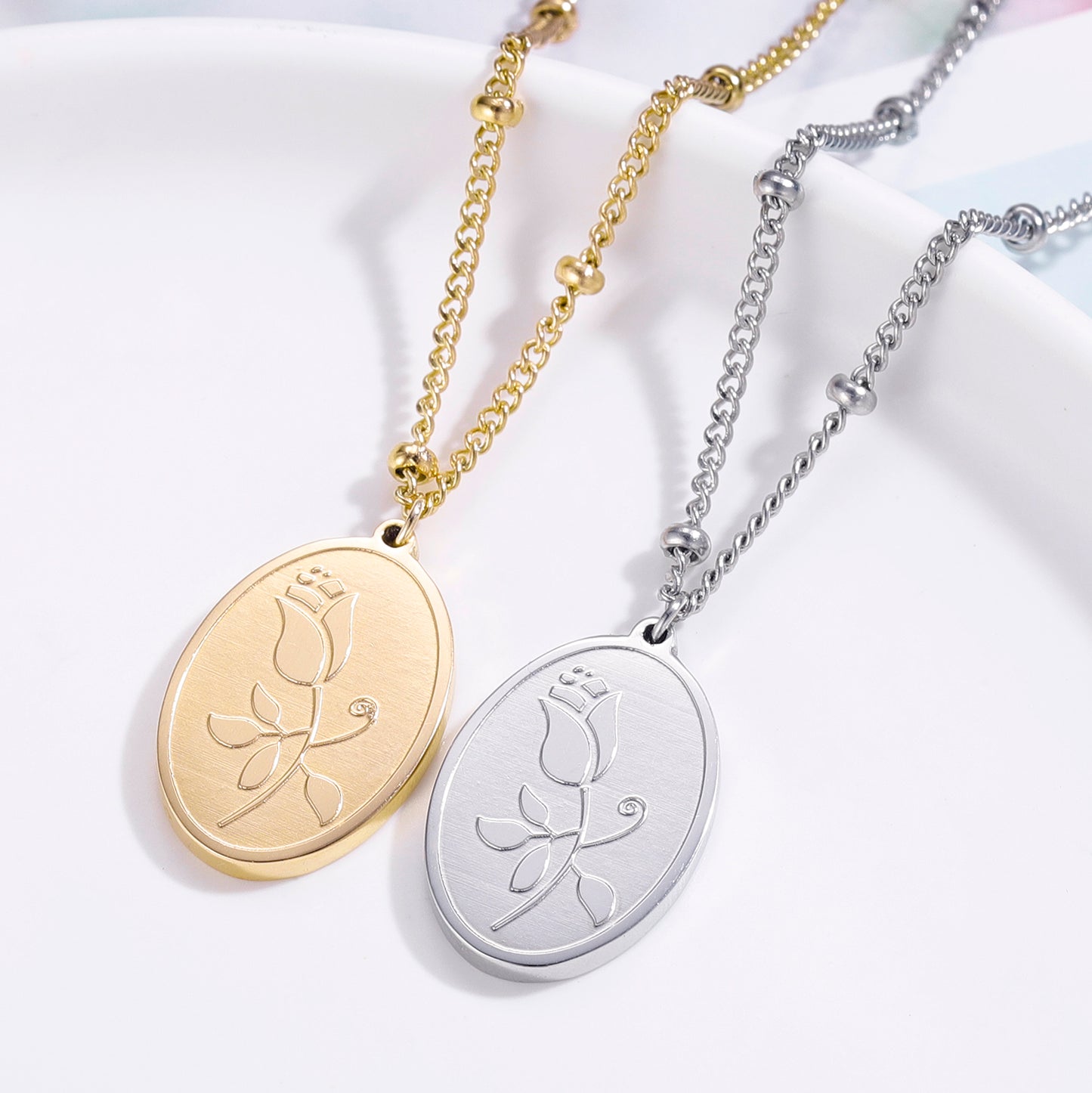 Retro Rose Flower Pendant SN325-2