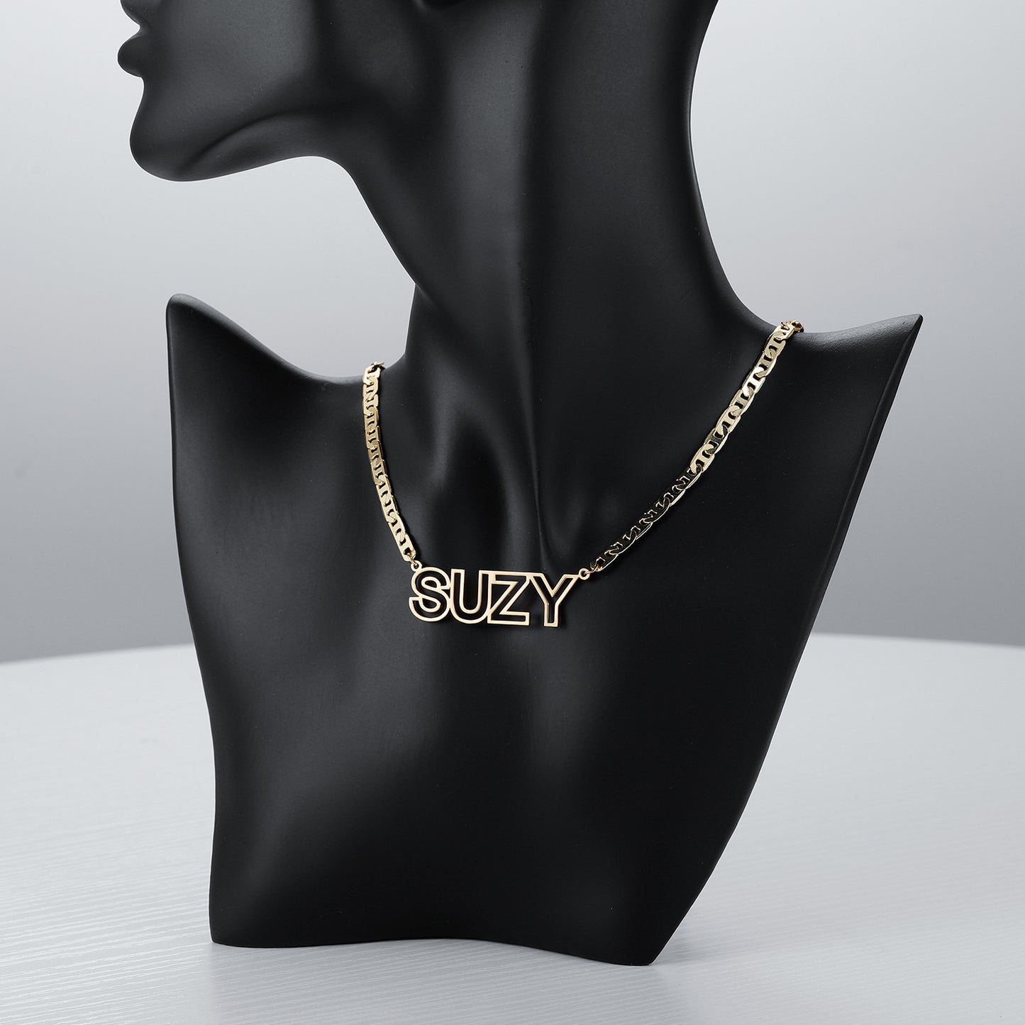 Hollow Name Necklace QN626