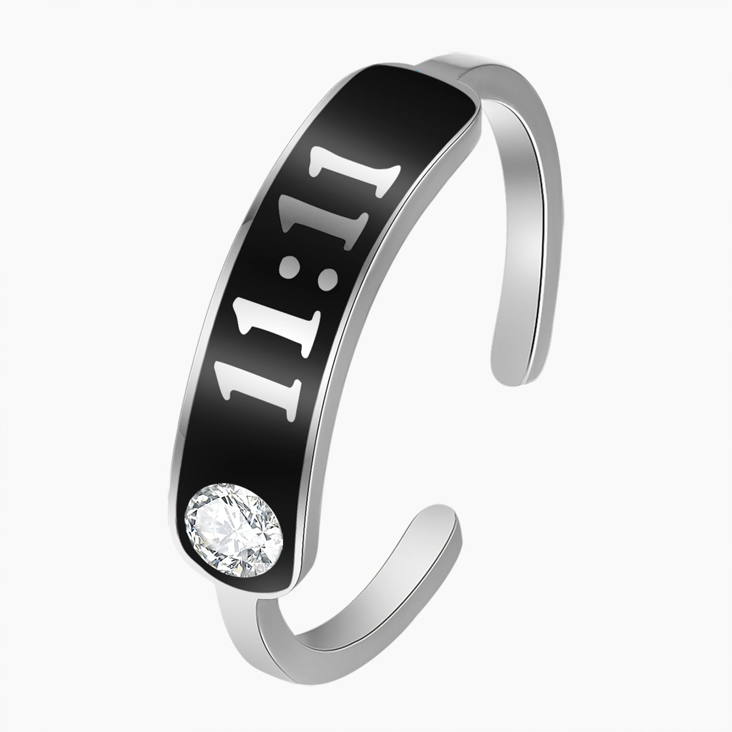 Green Custom Text Ring QR611