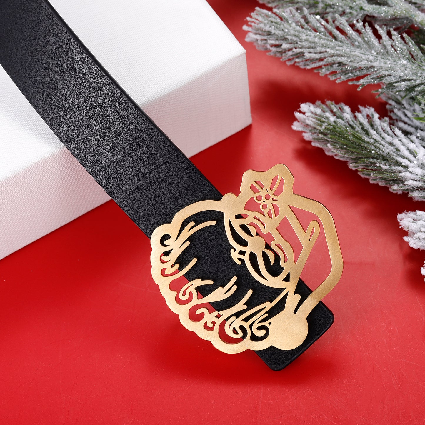 Weihnachts-Weihnachtsmann-Gürtelschnalle