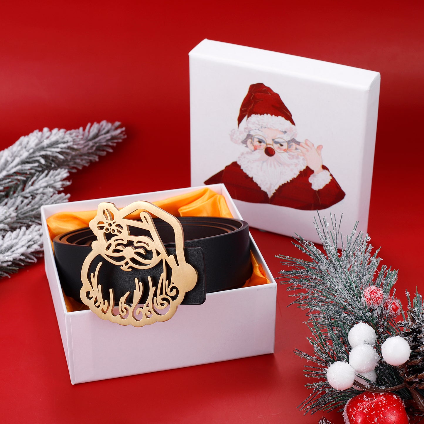 Weihnachts-Weihnachtsmann-Gürtelschnalle