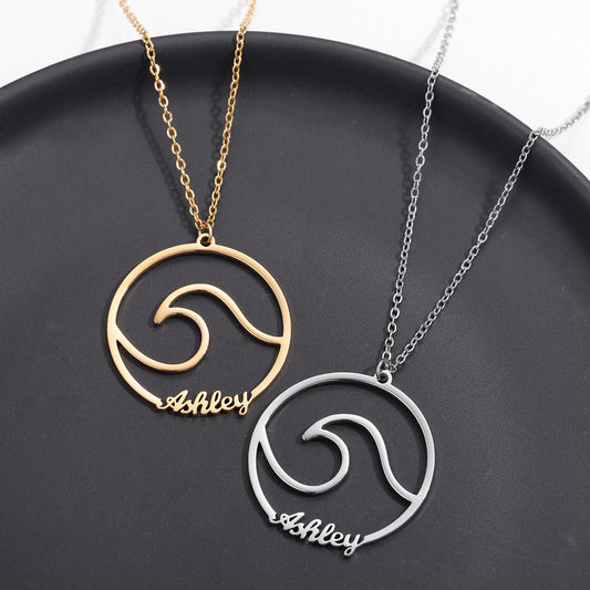 Collier Prénom Vague QN327