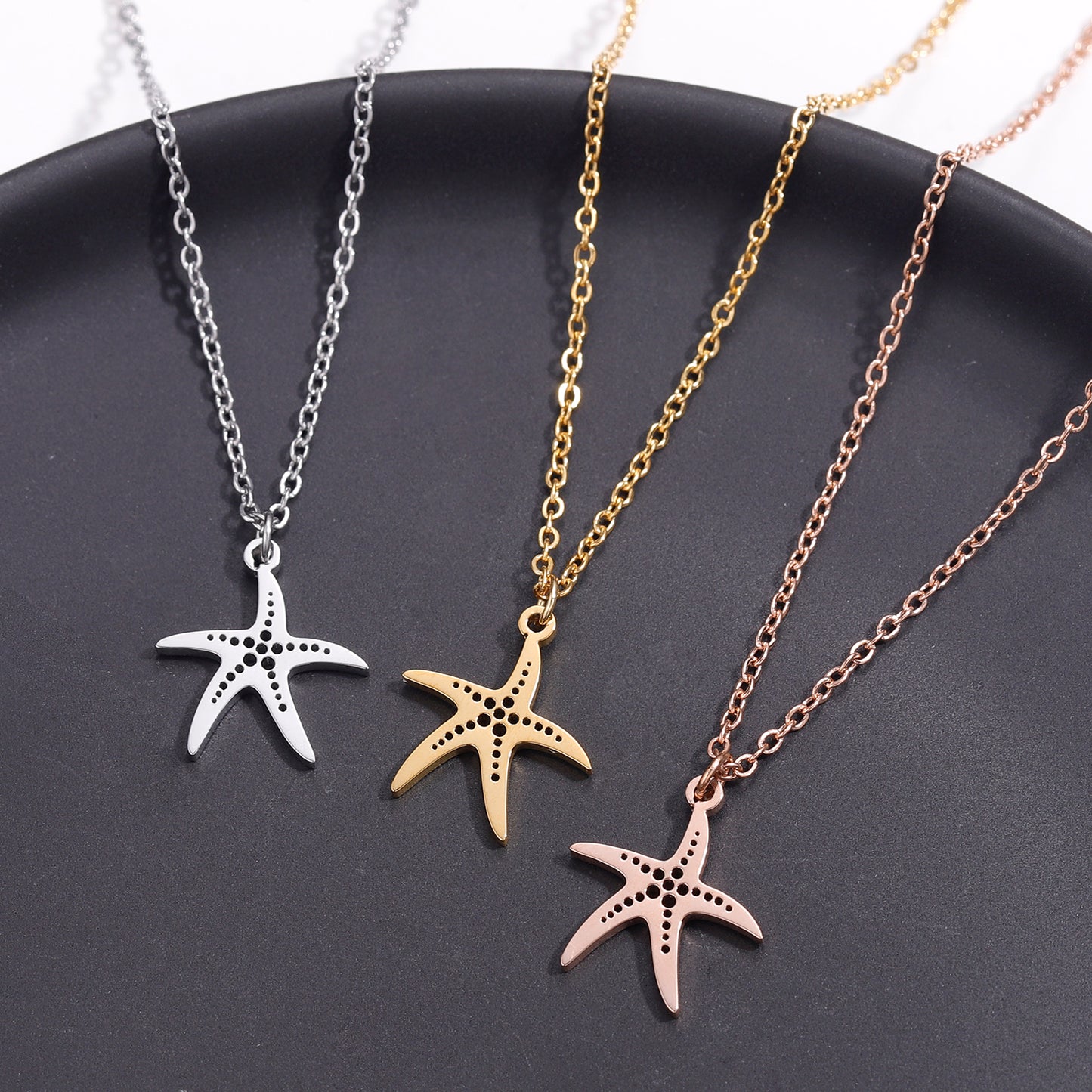 Starfish Bracelet/Necklace For Women QB330 QN321