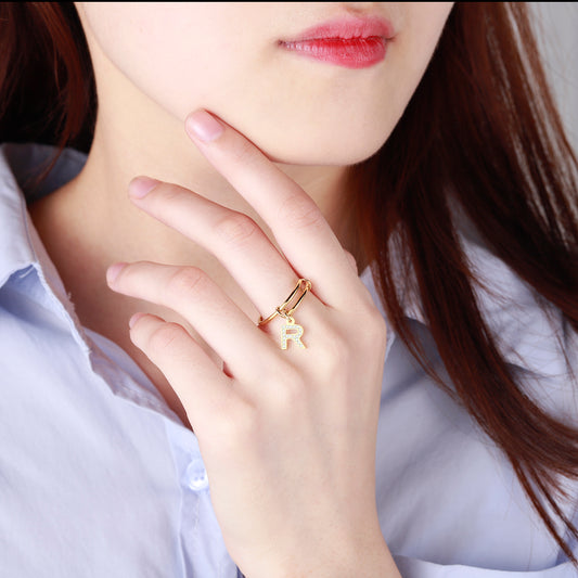 26 Letter Small Ring SR289