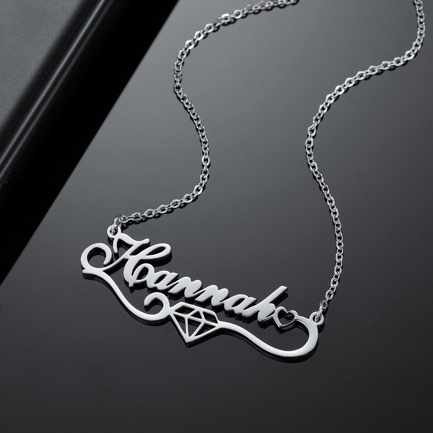 Collier Prénom Diamant Personnalisé QN428