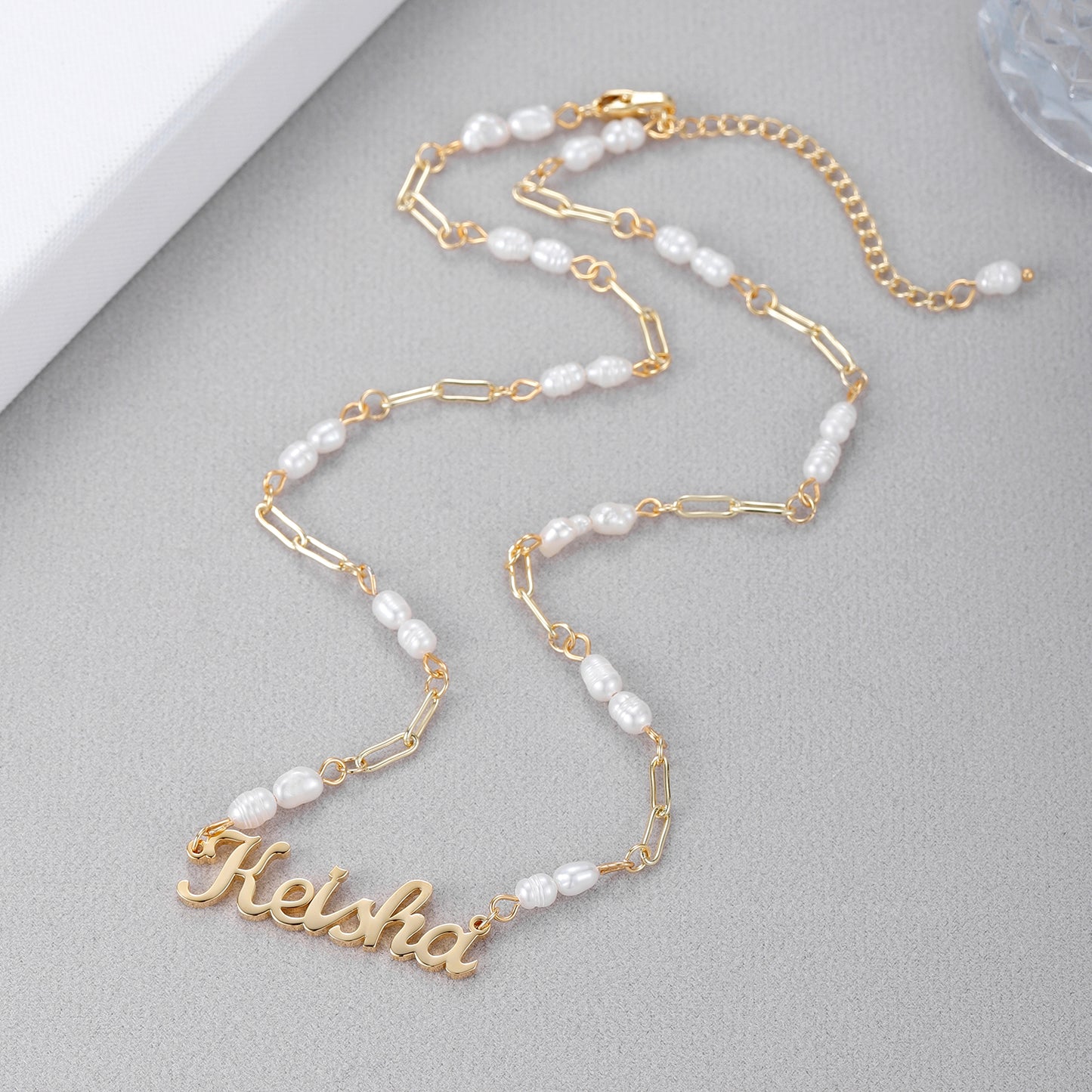 Pearl Name Necklace QN458