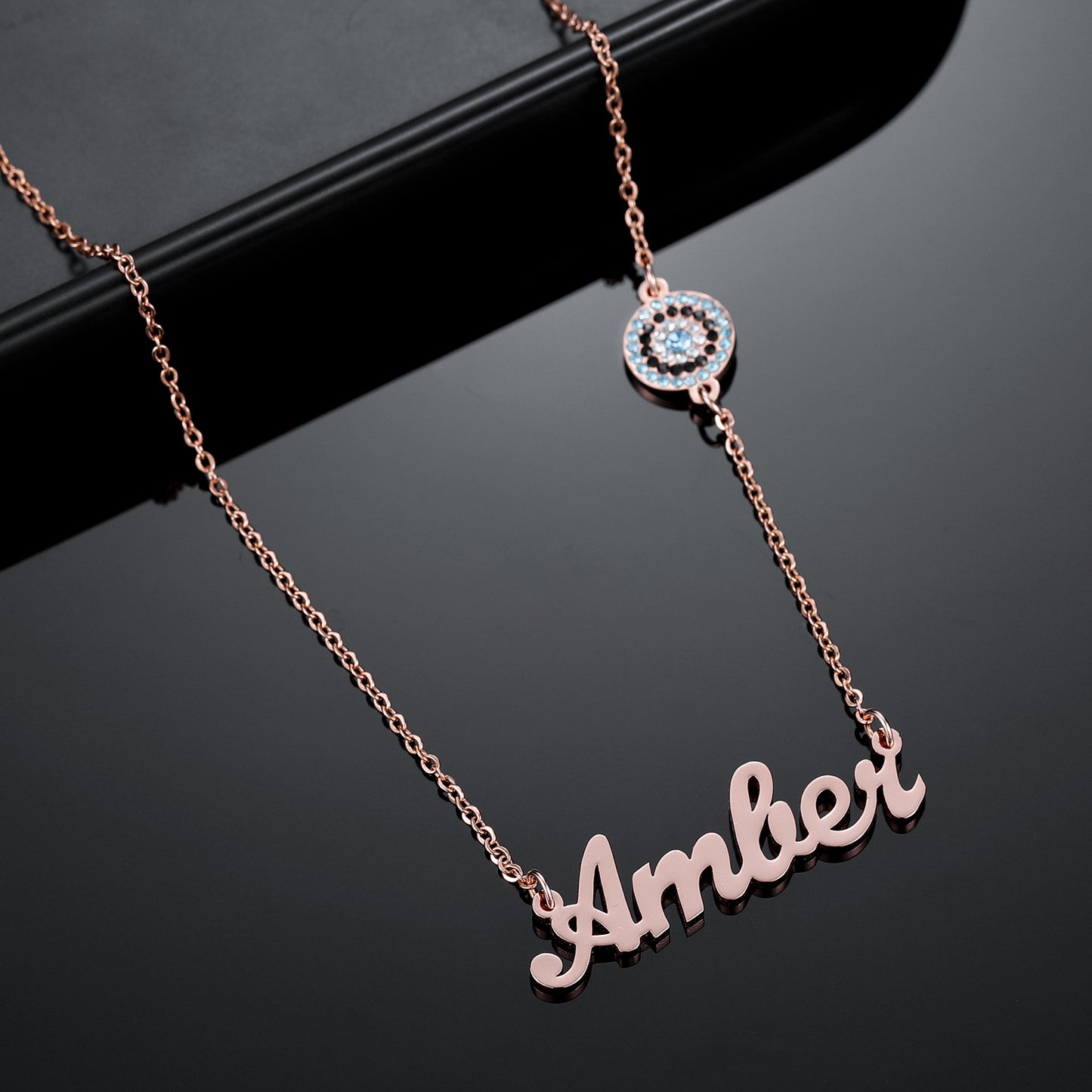Evil Eye Name Necklace QN462