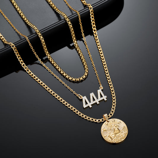 Angel Number Pendant With Constellation QN556