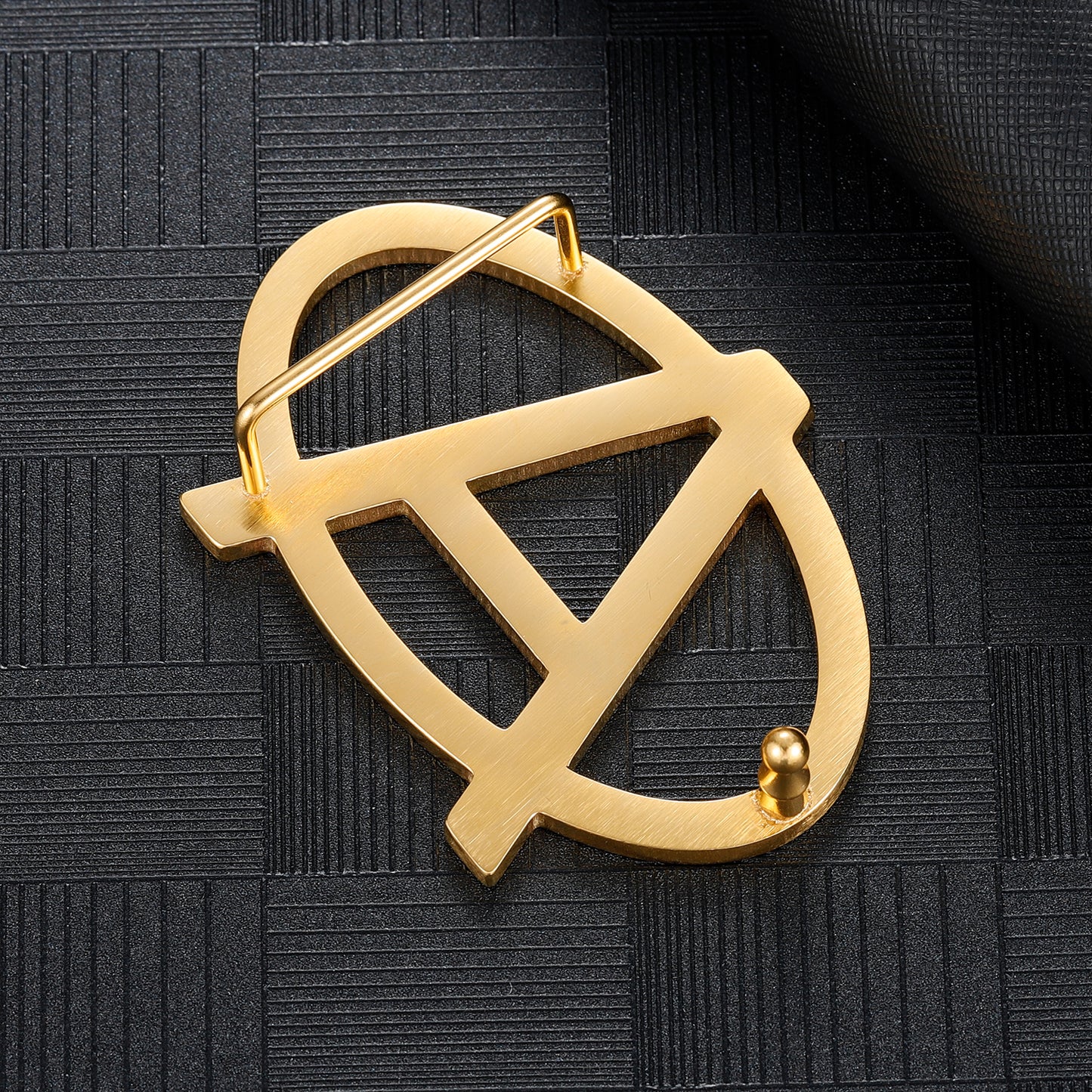 A Letter Oval Belt Buckle