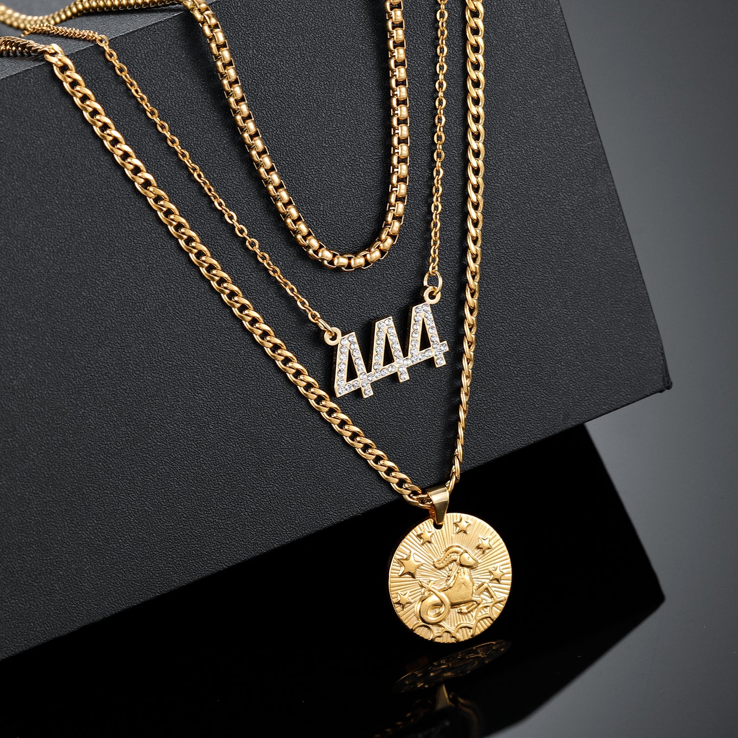 Angel Number Pendant With Constellation QN556