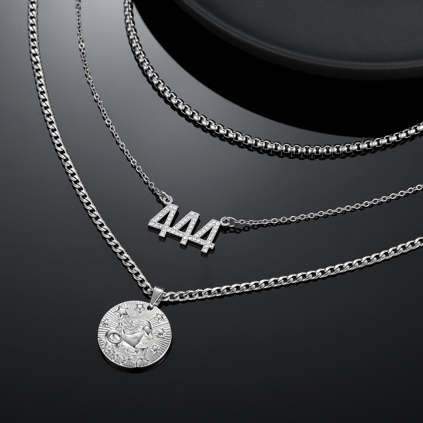 Angel Number Pendant With Constellation QN556