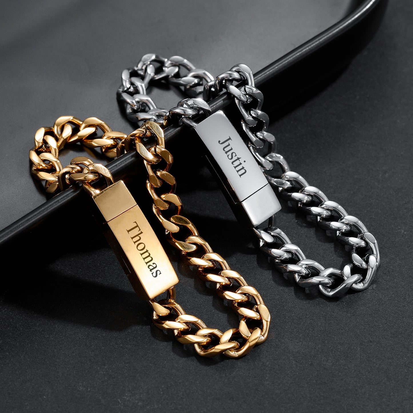 Engraved Men Bracelets With Name DB211
