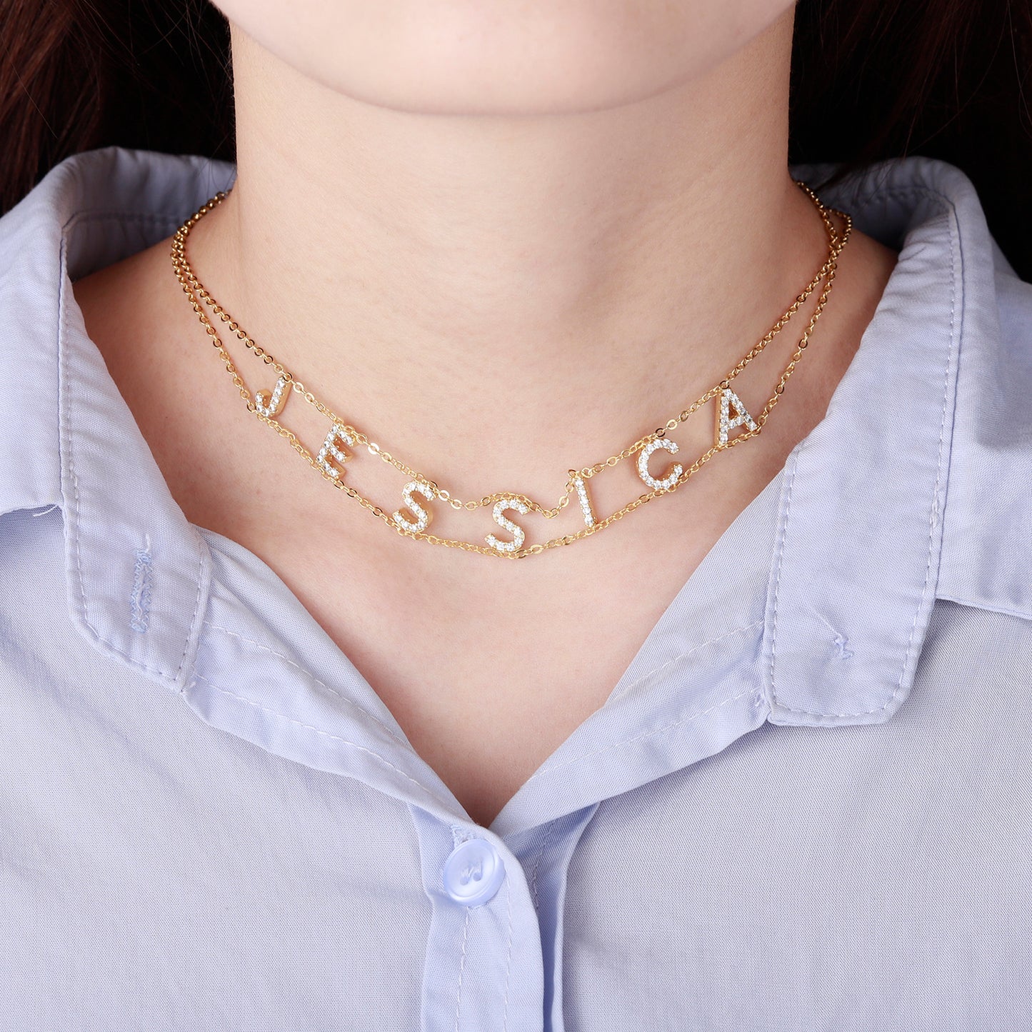 Diamond Name Necklace QN272