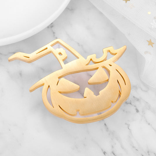 Devil Pumpkin Belt Buckle