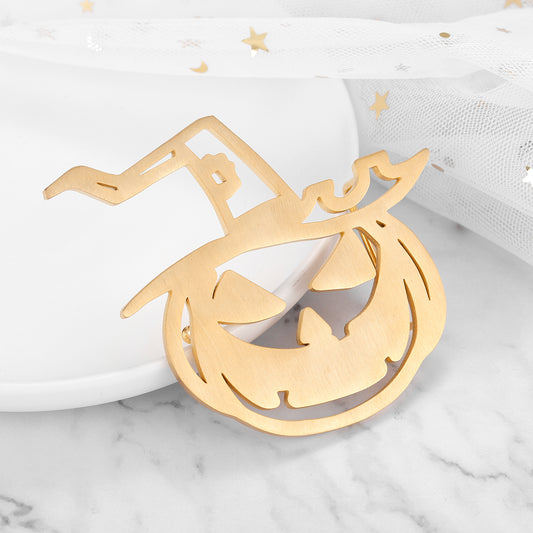 Devil Pumpkin Belt Buckle