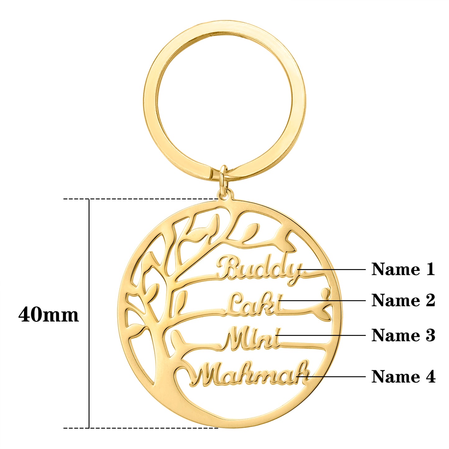 Family Tree Keychain QK092