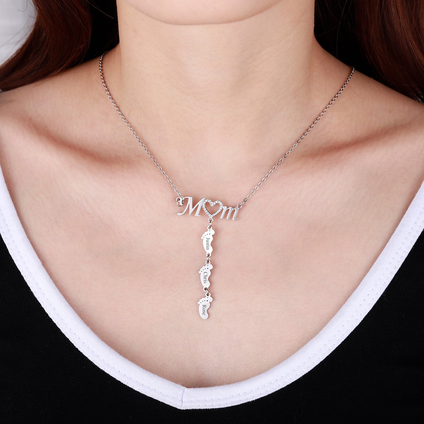 Babyfüße-Anhänger, Geschenk für Mama QN329