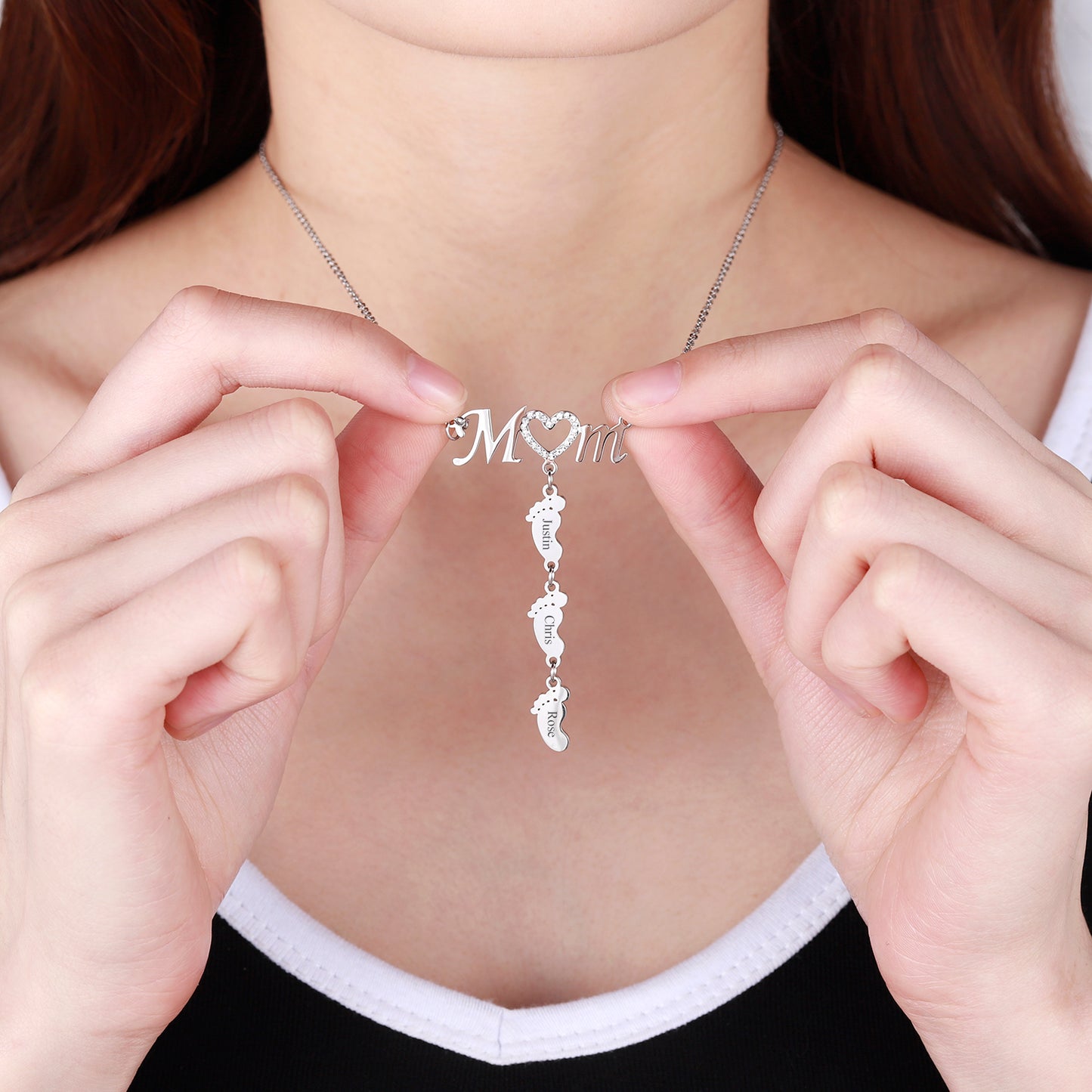 Babyfüße-Anhänger, Geschenk für Mama QN329