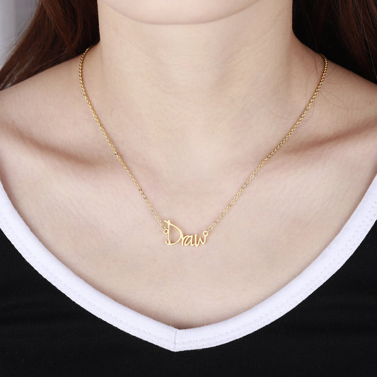 Custom Name Necklace QN008-F49