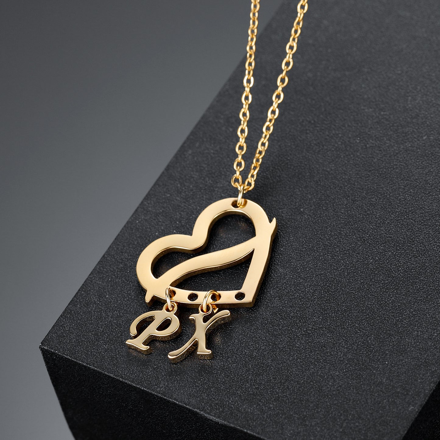 Customized Initial Letter Necklace QN501