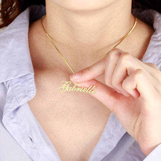 Personalisierte Namenskette, kubanische Kette QN269