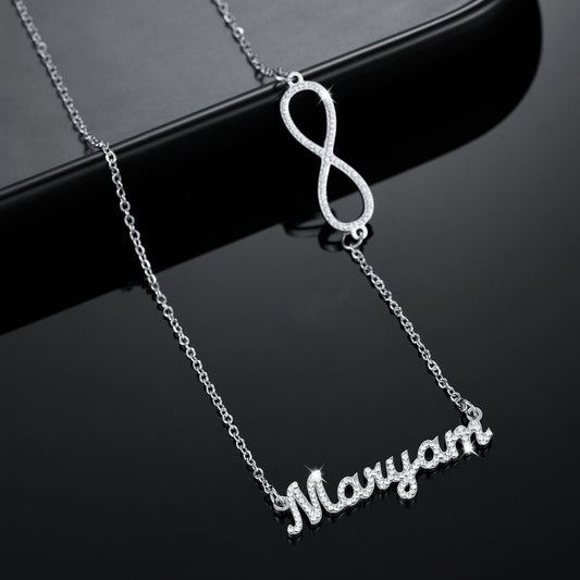 Infinity loop Name Necklace QN505