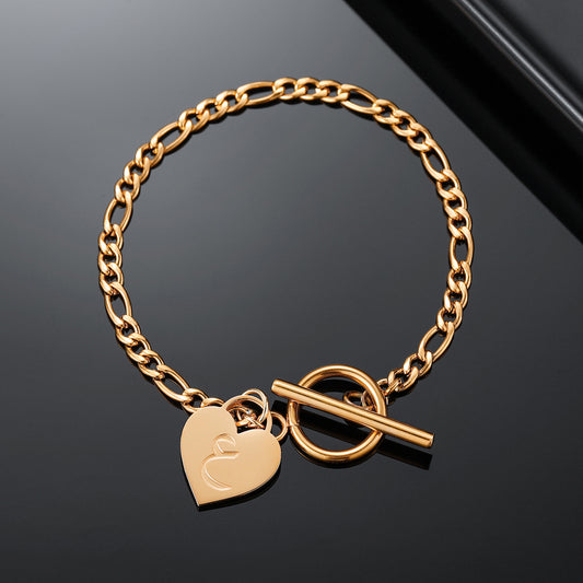Arabic Initial Letter Bracelet DB290