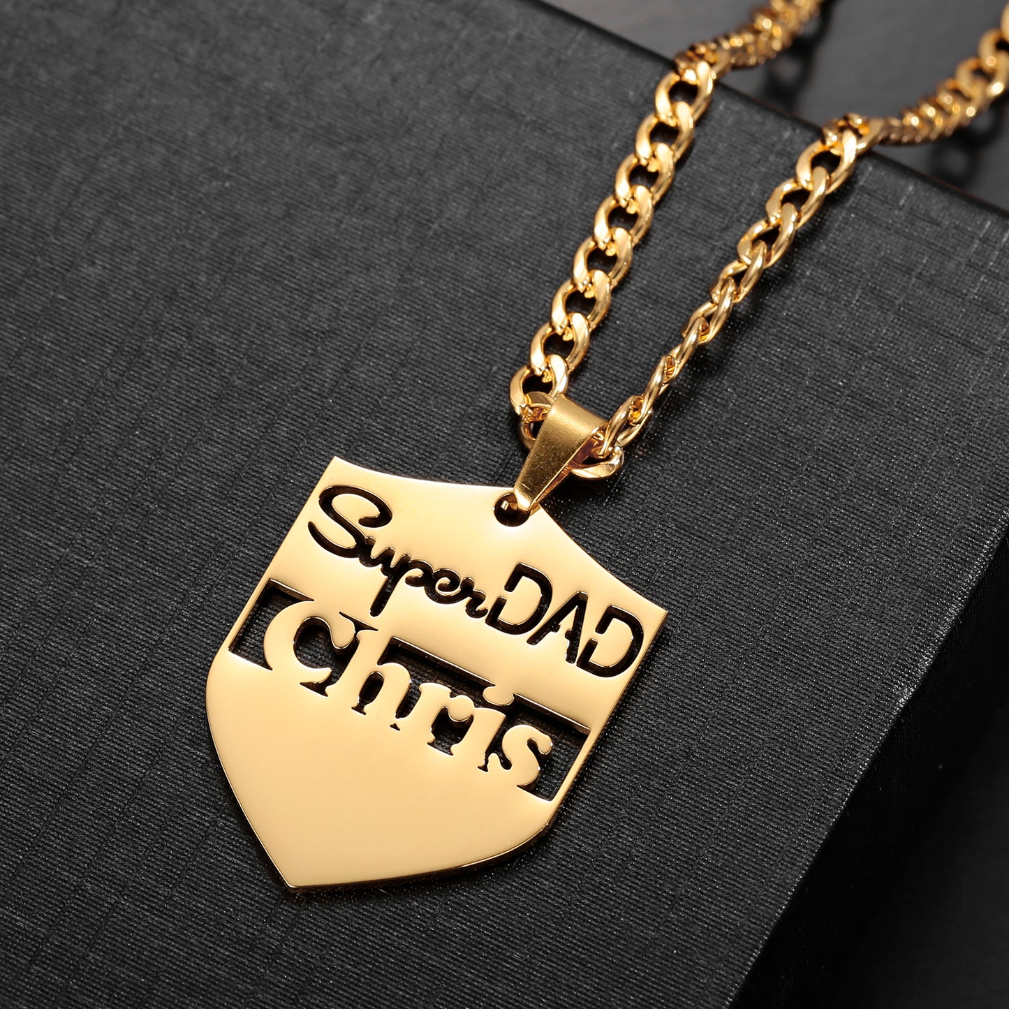 18K Gold Plating Nameplate Jewelry QN304