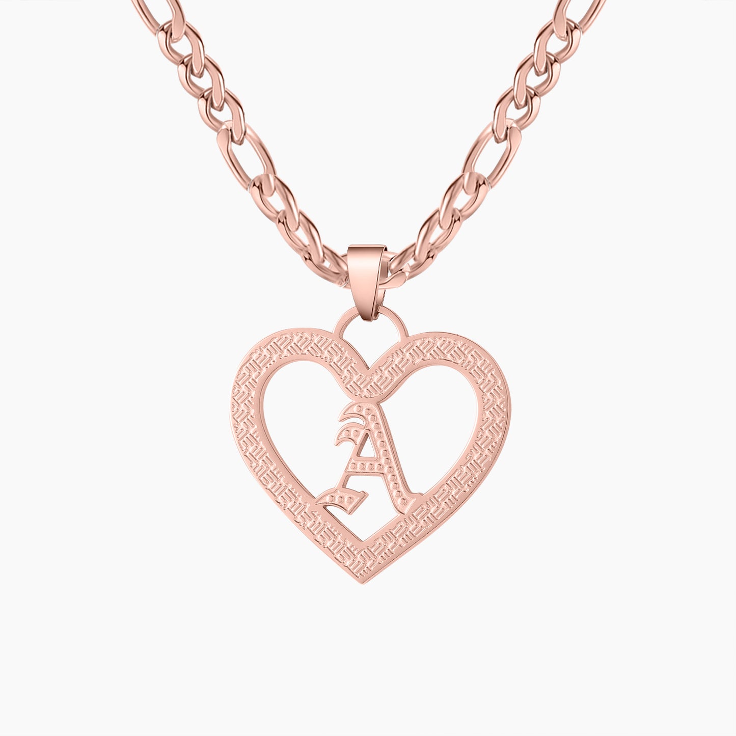 Heart Initial Letter Pendant SN582
