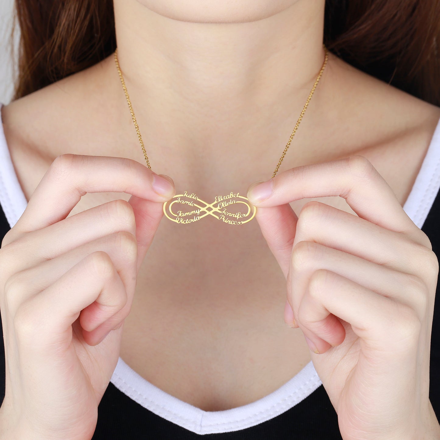 Custom Infinity Name Necklace QN275