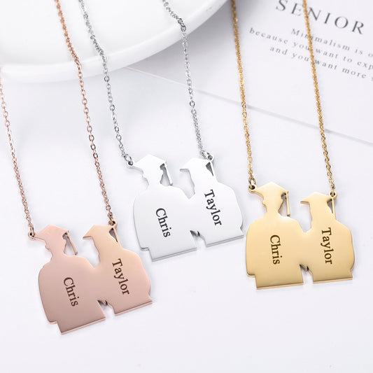 Name Necklace Free Engrave Name  DN312