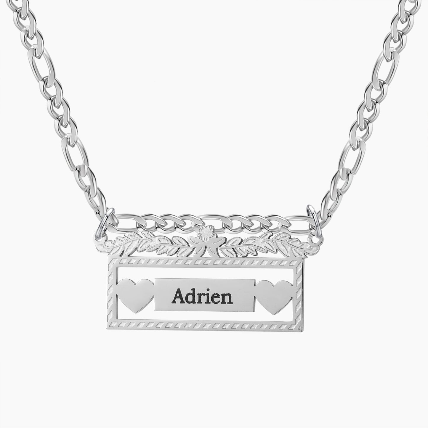 Figaro Chain Name Necklace SN581-5