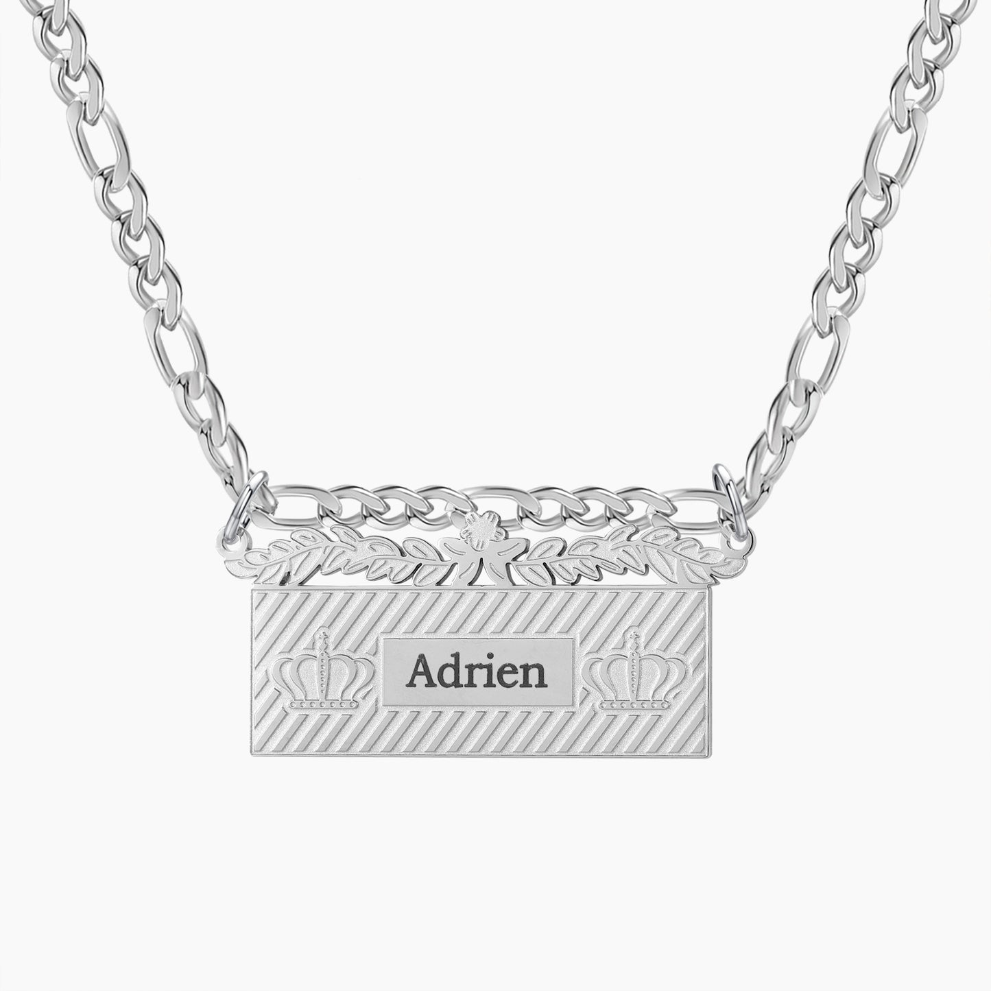 Figaro Chain Name Necklace SN581-6