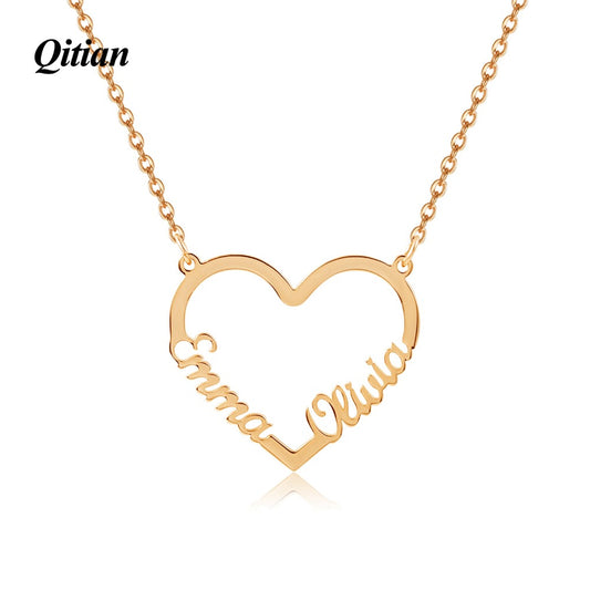 Name Stainless Steel Pendant Necklaces
