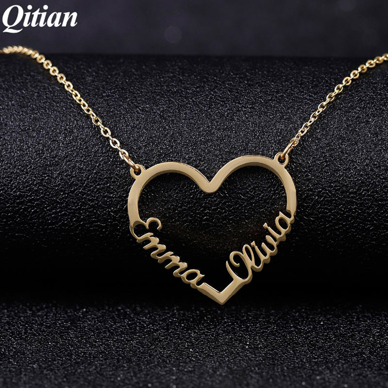 Nom Colliers pendentif en acier inoxydable