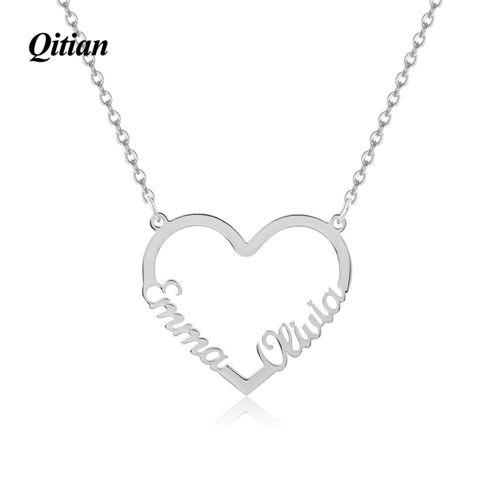 Nom Colliers pendentif en acier inoxydable