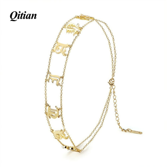 Old English Choker Custom Necklace