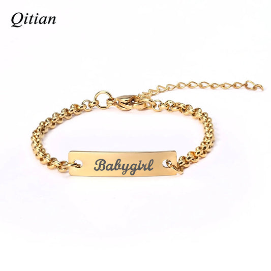 Custom Baby Name Bracelet QB304