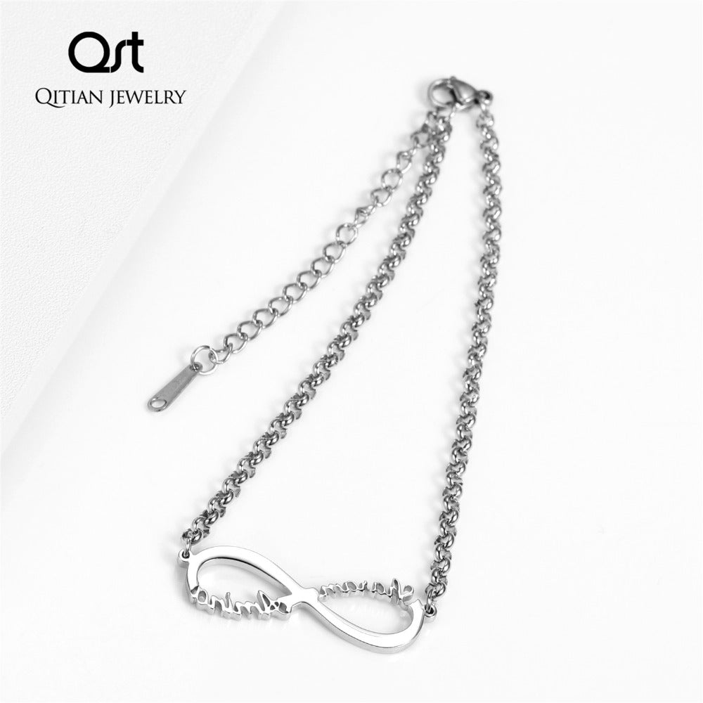 Bracelet Infini Prénom Personnalisé