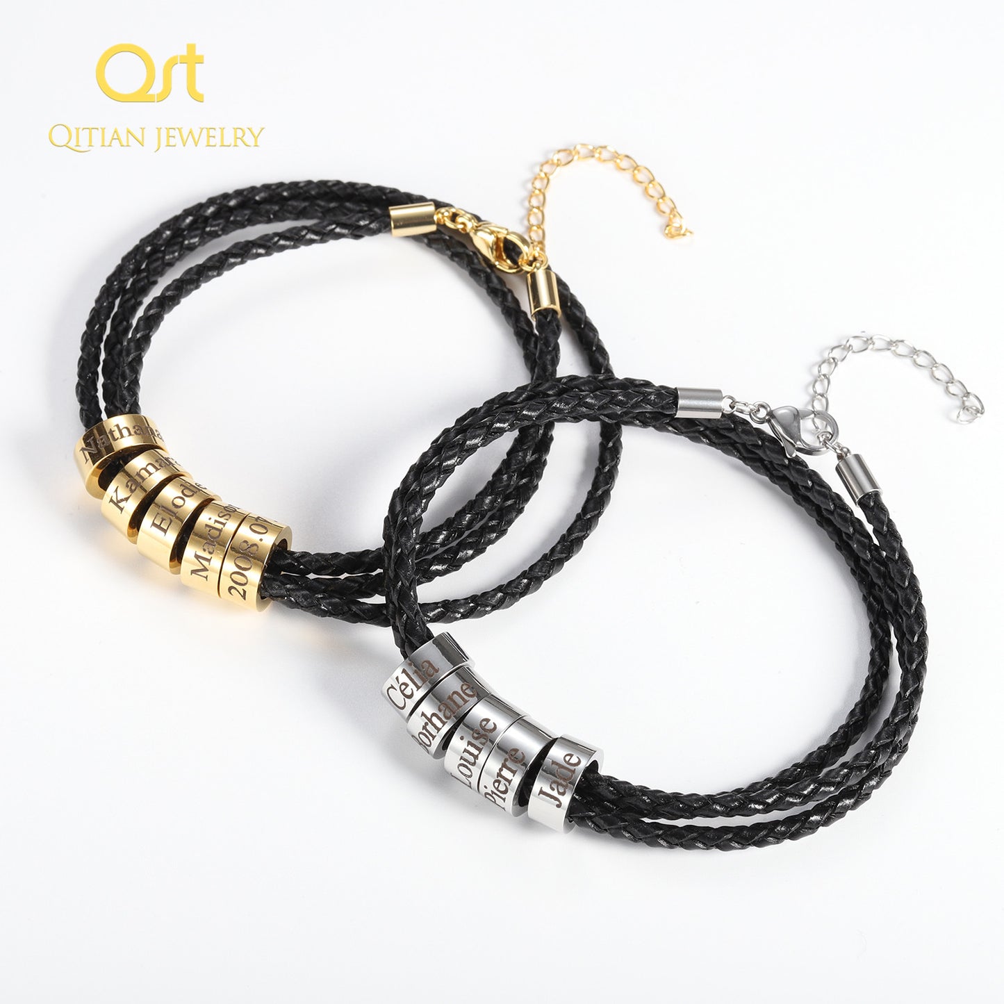 Leather Charm Bracelets