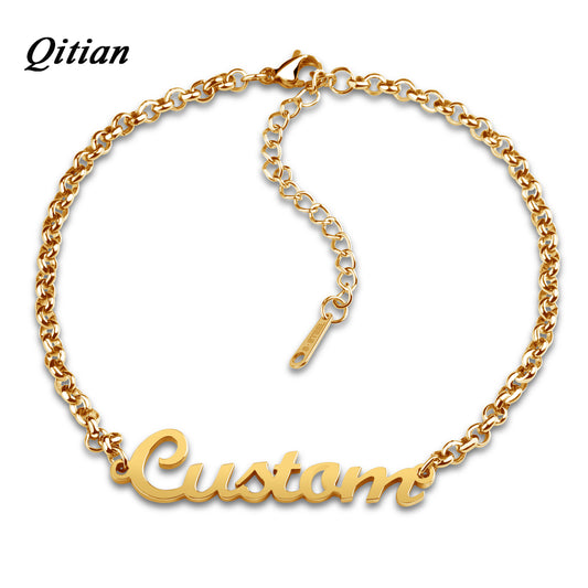 Customized Nameplate Bracelets