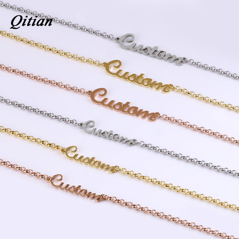 Customized Nameplate Bracelets