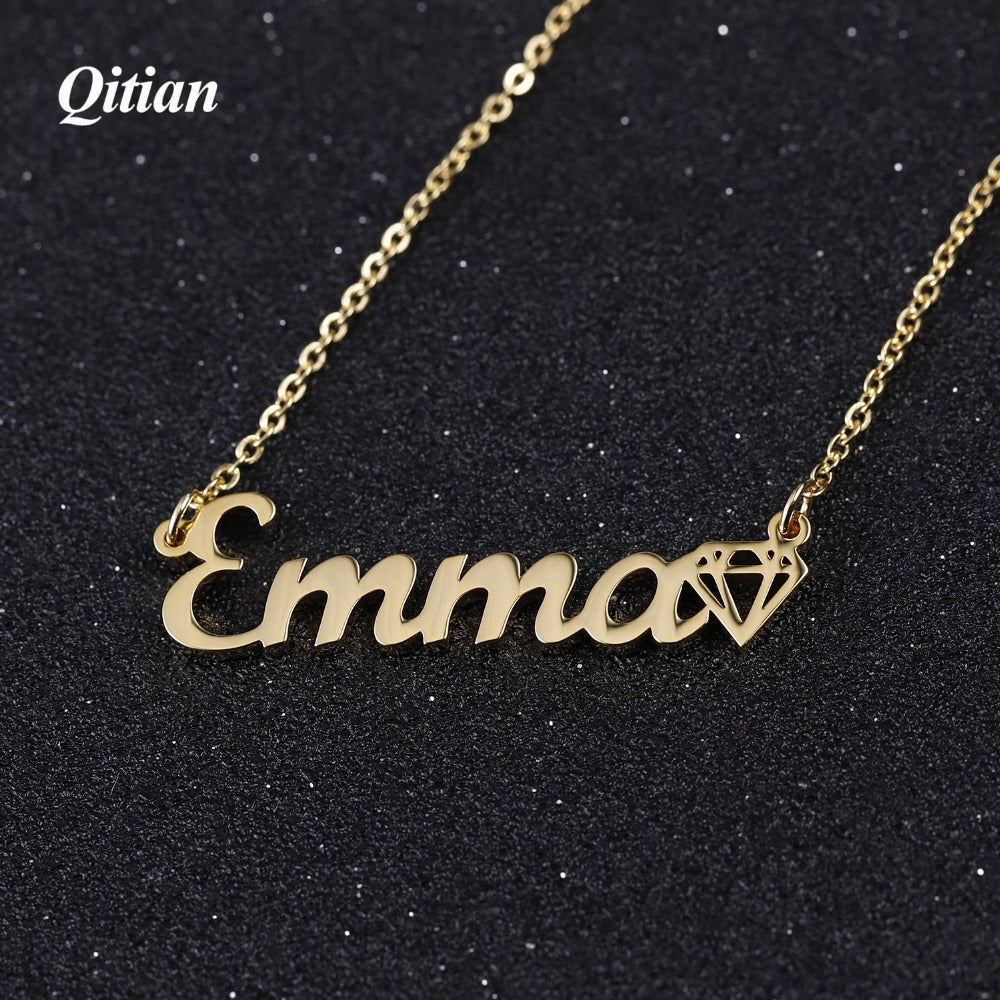 Name Necklace With Symbol
