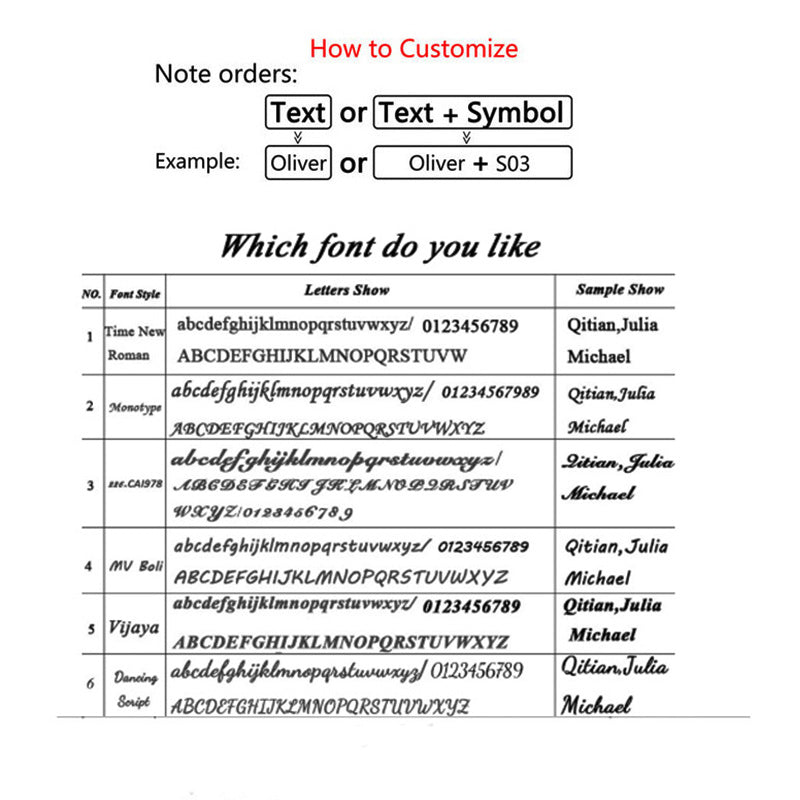 Long Column DIY Engraved Pendants DZ047