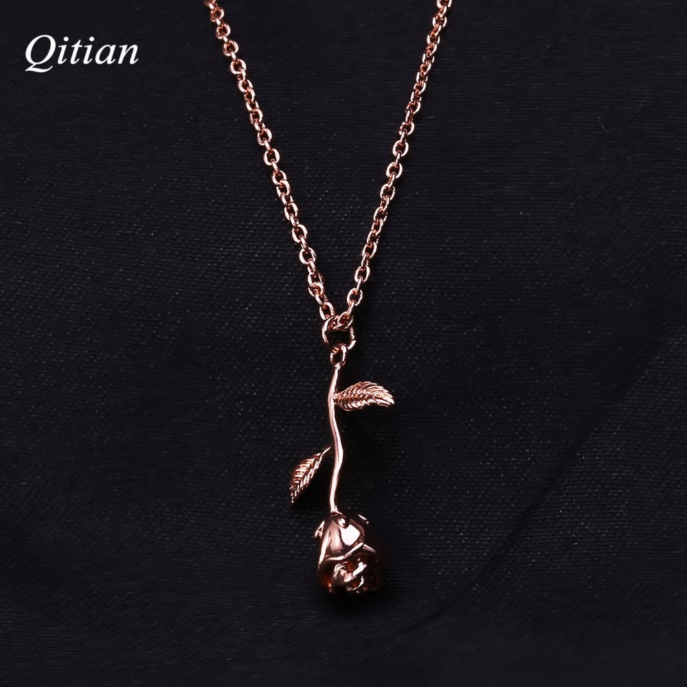 Rose Flower Necklace
