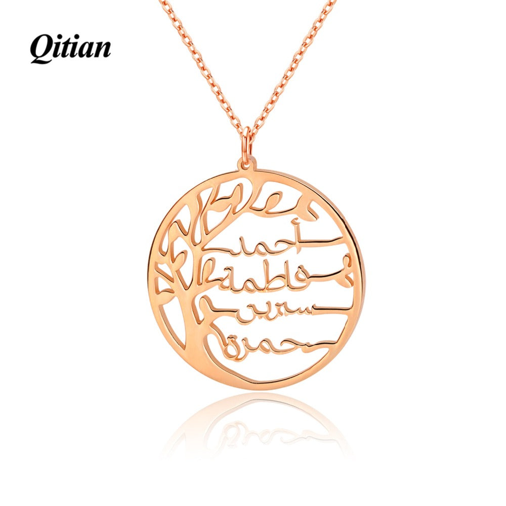 Collier d'arbre généalogique de déclaration
